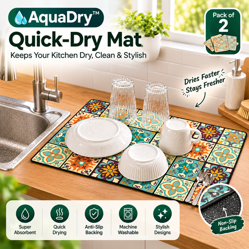 AquaDry™ Quick-Dry Absorbent Mat | 🔥BUY 1 GET 1 FREE🔥