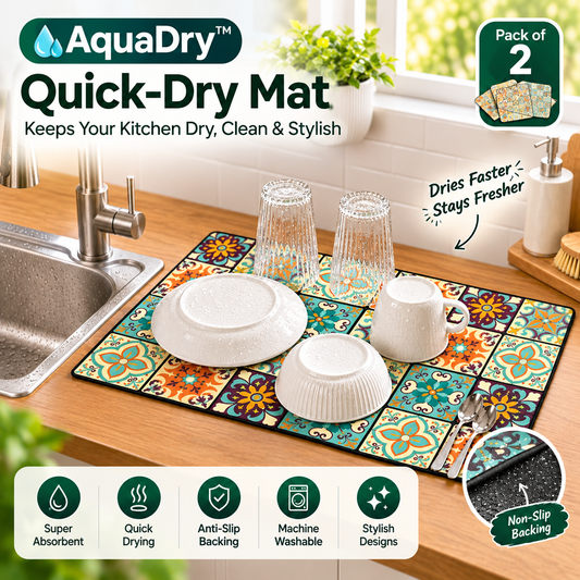 AquaDry™ Quick-Dry Absorbent Mat | 🔥BUY 1 GET 1 FREE🔥